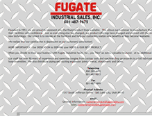 Tablet Screenshot of fugatesales.com